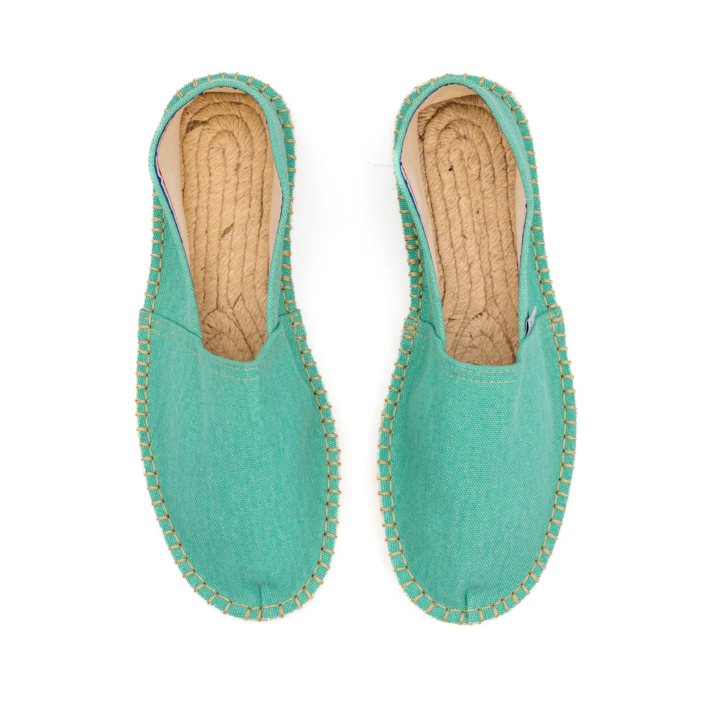 Espadrille Premium Vert Clair Délavé – Image 2
